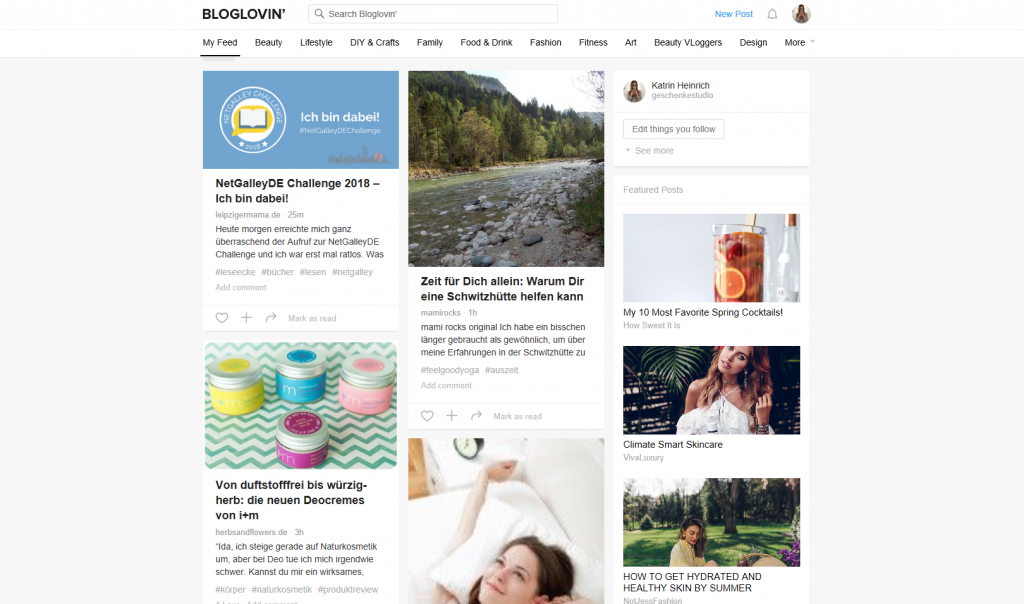 Bloglovin: Neue Blogs entdecken