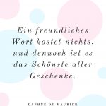 Ein freundliches Wort als Geschenk